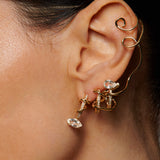CRAWLER VINE EAR CUFF ~ IN GOLD