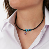 VINE CHOKER ~ IN CAPRI BLUE