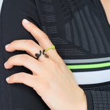 BABY VINE RING ~ IN BLACK