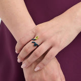 BABY VINE RING ~ IN TEAL