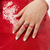 BABY VINE RING ~ IN RED