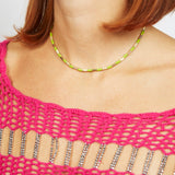 TUBINI NECKLACE IN PISTACCHIO