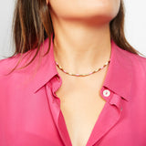 TUBINI NECKLACE IN PINK