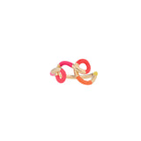 TETRADIC RING ~ IN PINK YELLOWS