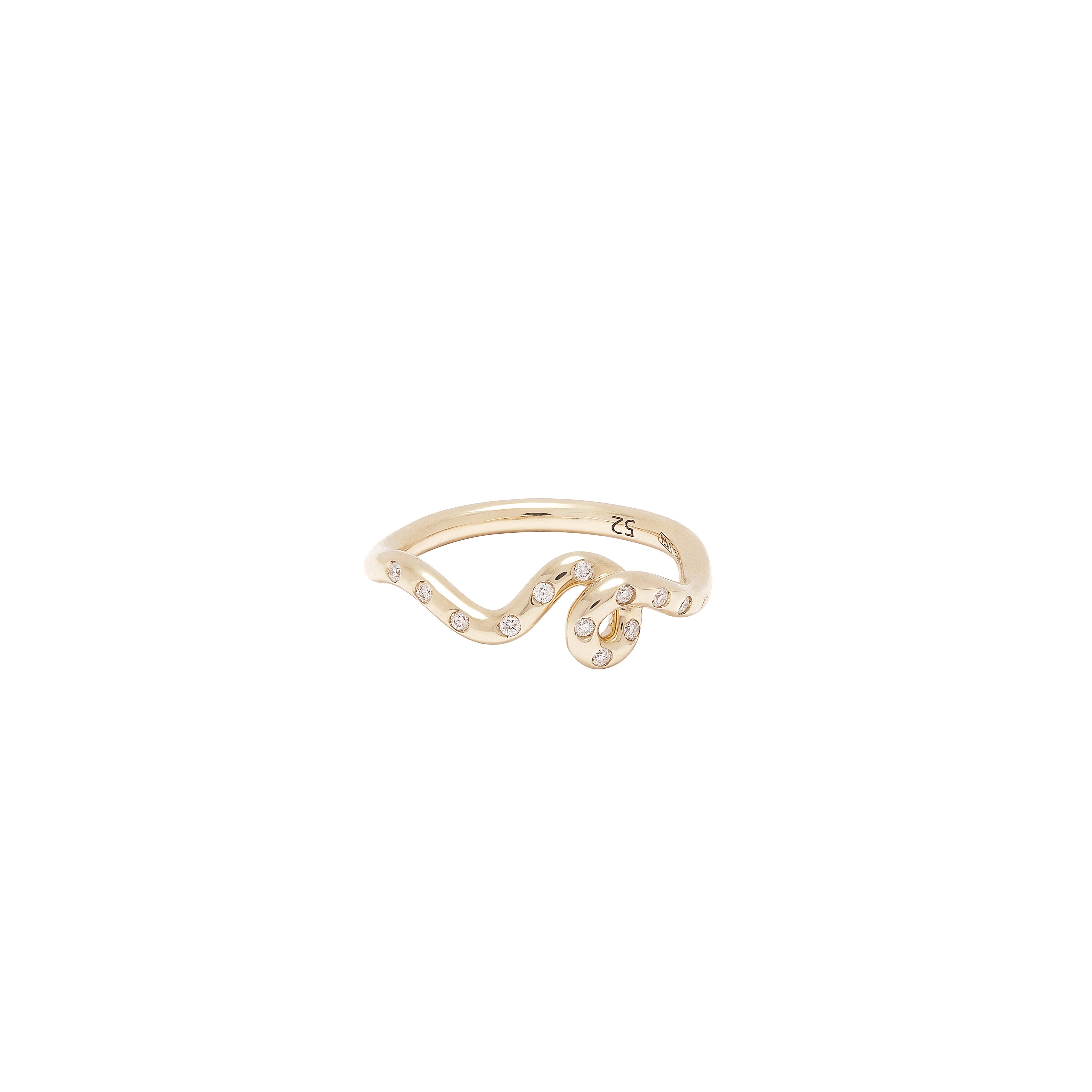 MINI LOOP RING ONLY DIAMONDS – Bea Bongiasca