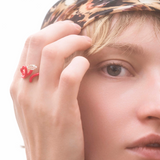 BABY VINE HEART RING