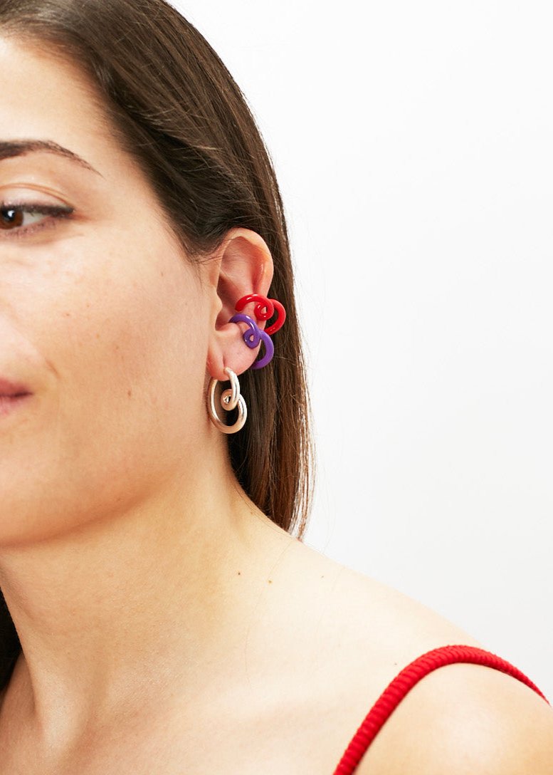 B EAR CUFF PURPLE