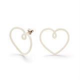 BIG LOVE EARRINGS IN PANNA