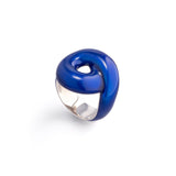 TARALLO RING IN GLOSSY BLUE
