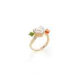 MOCKTAIL RING WITH HEART DIAMOND