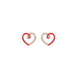 LOVE EARRINGS IN RED