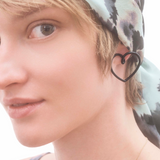 BIG LOVE EARRINGS IN BLACK