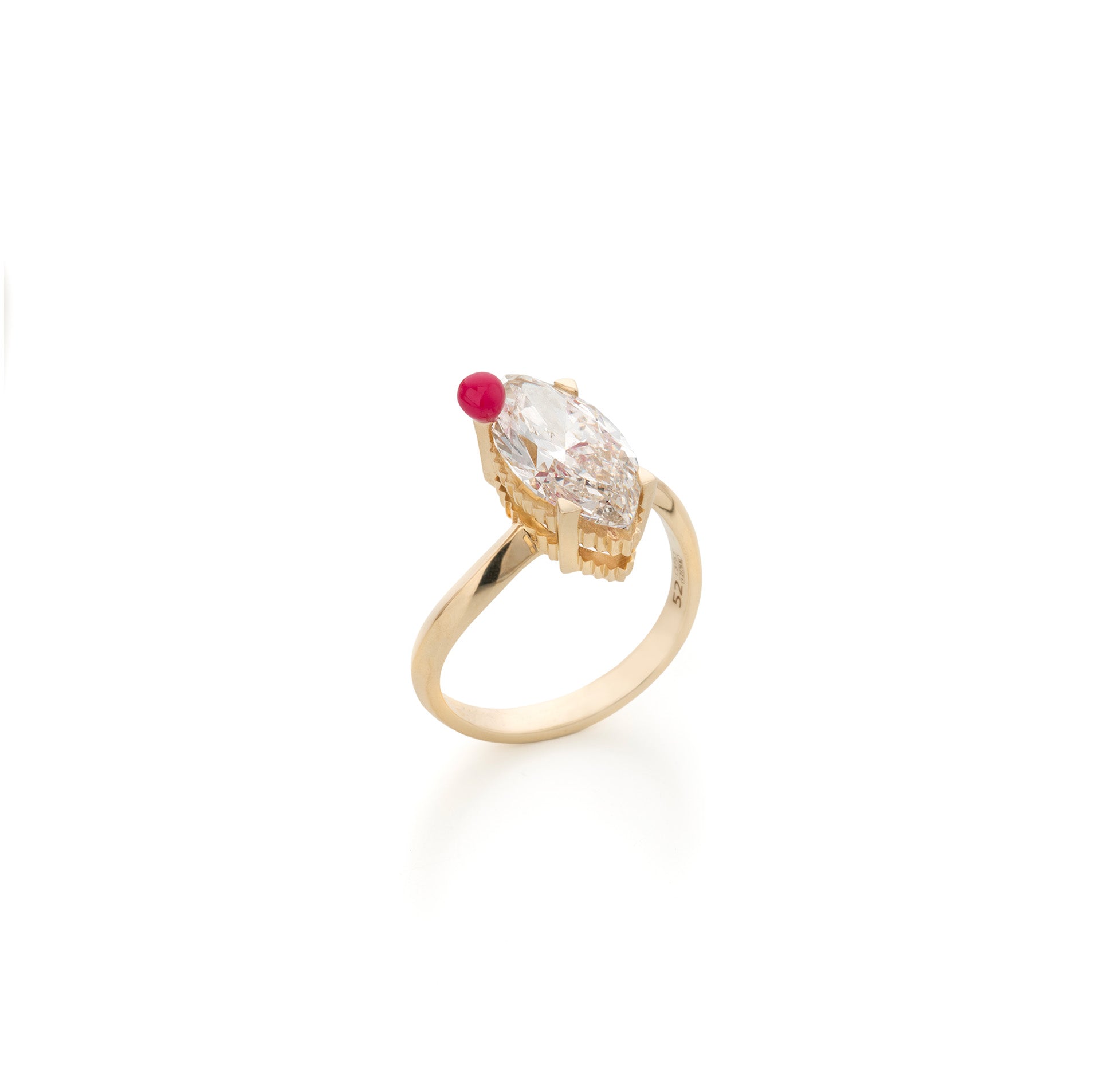 MOCKTAIL RING WITH MARQUISE CUT DIAMOND