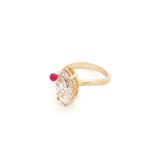 MOCKTAIL RING WITH MARQUISE CUT DIAMOND