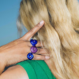 TARALLO RING IN GLOSSY BLUE