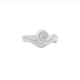 MAXI LOOP RING WHITE GOLD