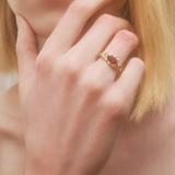 BE MARINE RING WITH GARNET