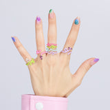 BABY VINE RING ~ IN BUBBLEGUM