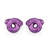 TARALLO EARRINGS IN PURPLE and NAUTILUS