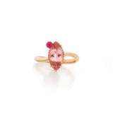 MOCKTAIL RING WITH PINK TOURMALINE