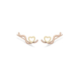DOUBLE HEART EARRINGS IN PANNA