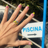 BABY VINE RING "BLUE STARFISH"
