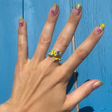 BABY VINE RING "BLUE STARFISH"