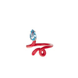 BABY VINE RING ~ IN RED