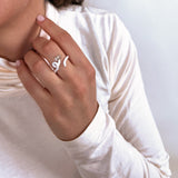 BABY VINE RING ~ IN WHITE