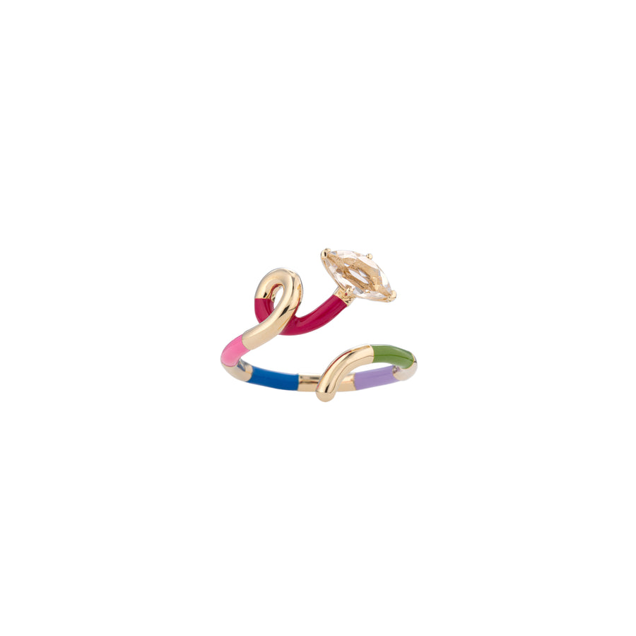 B MULTICOLOUR RING AMARENA