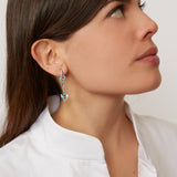 GWEN EARRINGS IN BABY BLUE WITH AQUAMARINE