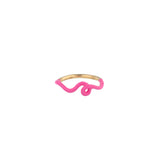 WAVE STACKING RING ~ IN PINK