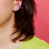 FLOWER EAR CUFF ~ IN LAVENDER