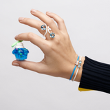 DOUBLE OCTAGON RING ~ IN WHITE