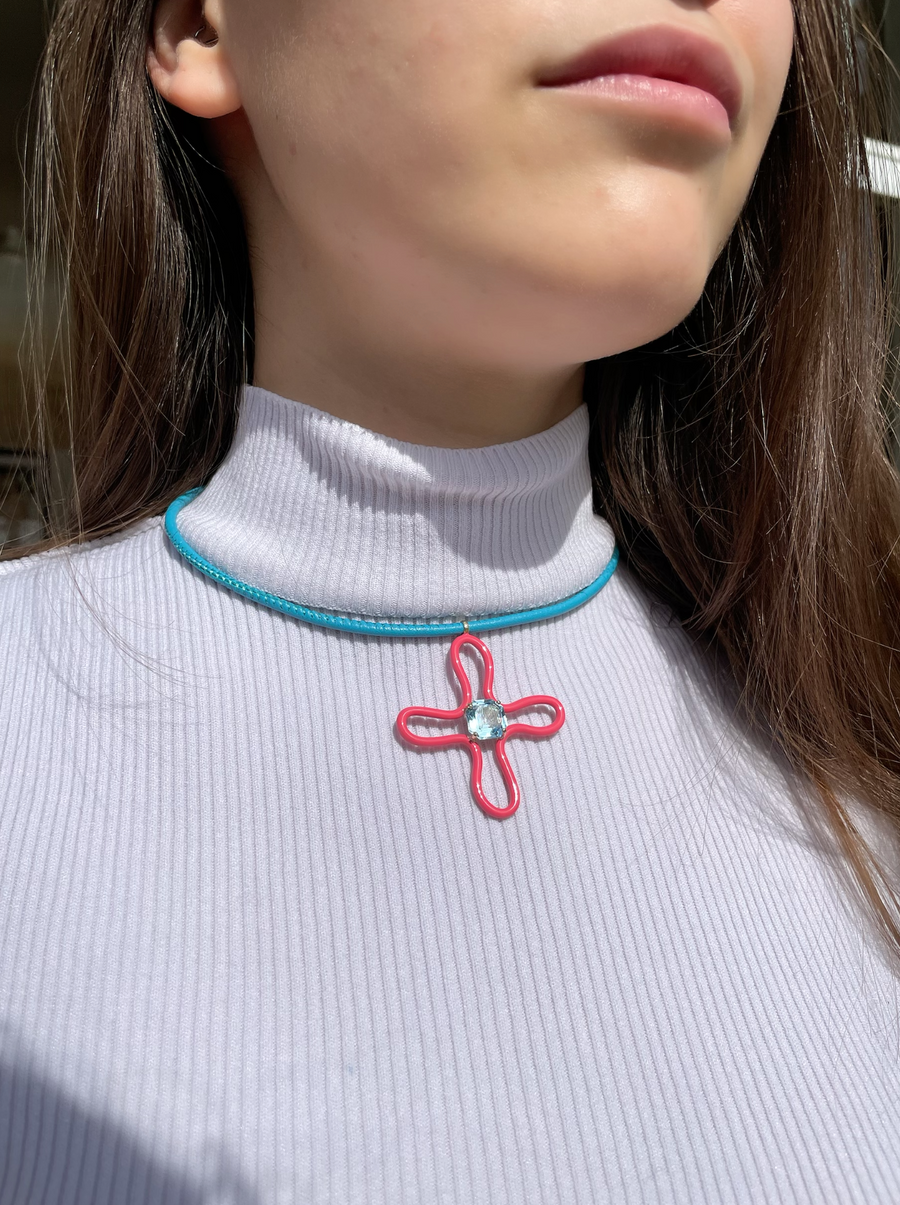 Hot 2025 pink choker