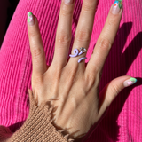BABY VINE RING ~ IN LAVENDER