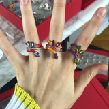 COMPOSABLE VINE RING ~ IN ORANGE