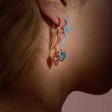 ALICIA EARRINGS IN LIGHT PINK WITH PINK TOURMALINE
