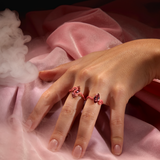 LISA RING IN LIGHT PINK WITH PINK TOURMALINE