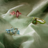 LISA RING IN LIGHT PINK WITH PINK TOURMALINE