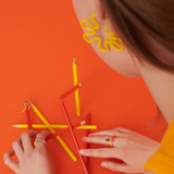 MARGHERITA EARRINGS IN YELLOW