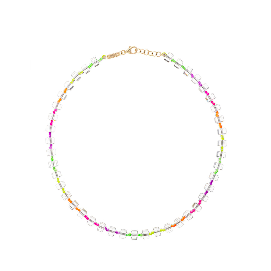 FLUO BEADED NECKLACE