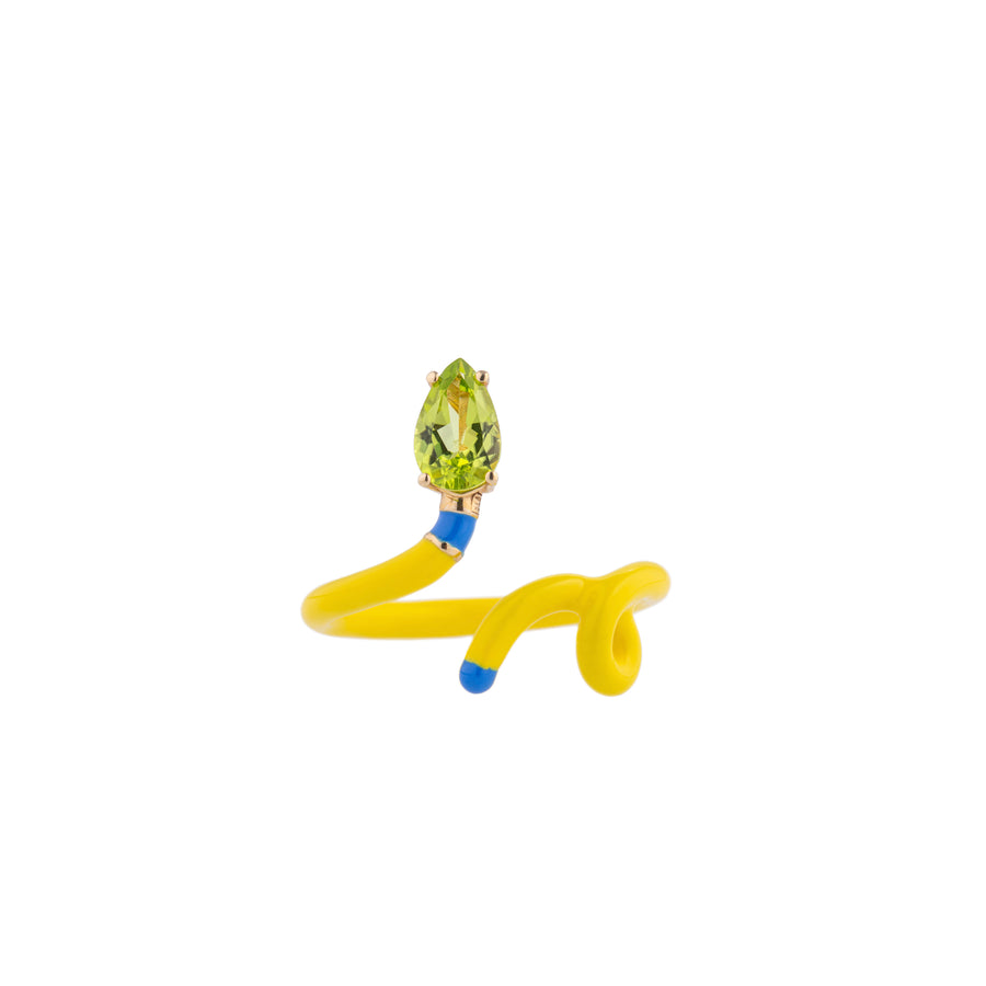 BABY VINE TENDRIL RING HEAD TO TOE IN YELLOW