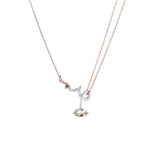 BABY VINE CURL NECKLACE ~ IN WHITE