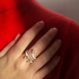 COMPOSABLE VINE RING ~ IN WHITE