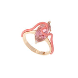 MATILDA RING IN LIGHT PINK WITH PINK TOURMALINE