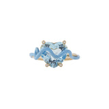 USAGI RING IN BABY BLUE WITH AQUAMARINE